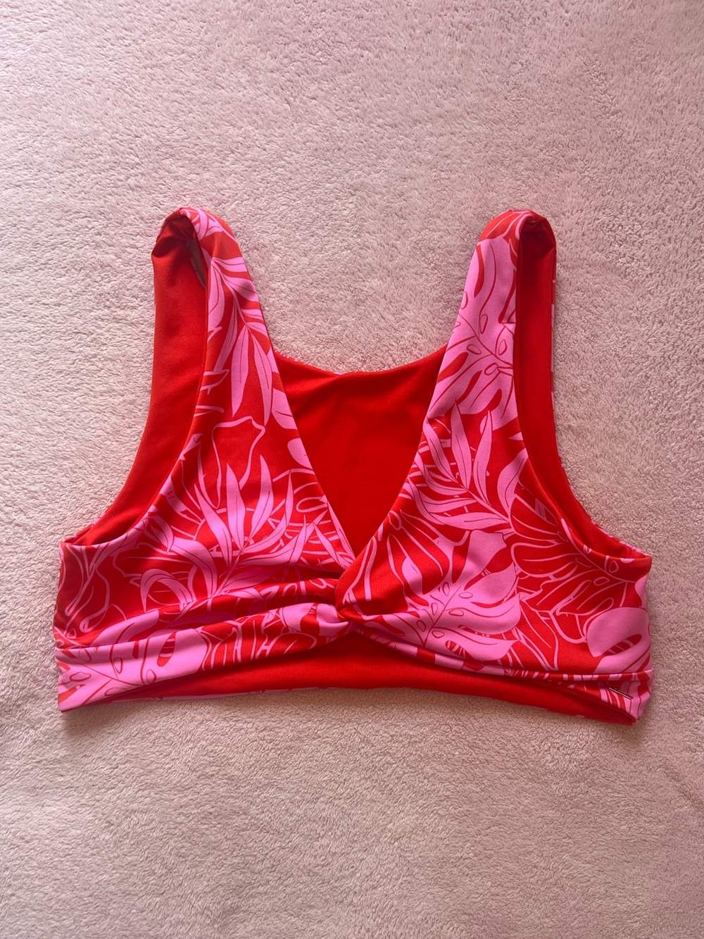 PINK Victoria’s Secret Tropical Print Bikini Top